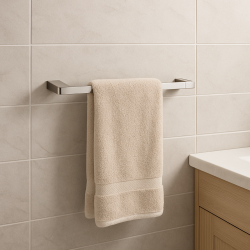 300mm Brushed Nickel Single Towel Holder Rack Stainless Steel 304