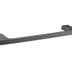 300mm Gunmetal Grey Towel Holder Wall Mounted Stainless Steel 304