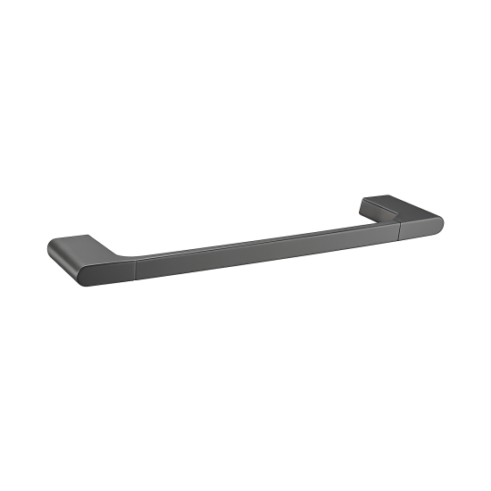 300mm Gunmetal Grey Towel Holder Wall Mounted Stainless Steel 304