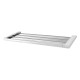Luxury Chrome Bathroom Towel Shelf Rack Stainless Steel