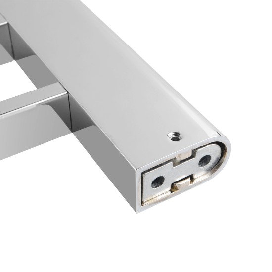 Luxury Chrome Bathroom Towel Shelf Rack Stainless Steel