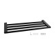 Wall Mounted Towel Shelf And Rail Combination Chrome For Hotel Bathroom Storage