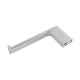 Square Chrome Toilet Paper Holder Wall Mounted