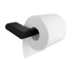 Square Black Toilet Paper Holder Wall Mounted