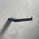 Square Black Toilet Paper Holder Wall Mounted