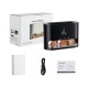4 Color Salt Stone Simulation 3D Flame Ultrasonic Aroma Diffuser Humidifier - USB Essential Oil Aromatherapy Diffuser