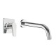 Aquatica All Pressures Saluto Shower Mixer With Round Bath Spout Chrome Set