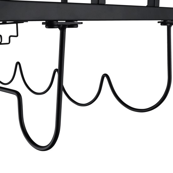 Bar Trolley with Mirror Shelves Rolling Wine and Service Trolley With Wine Rack And Glass Holder Modern Home Bar Storage Trolley Suitable for Kitchen and Restaurant