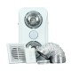 ILUXLITE  3 in 1 Bathroom Heat Light Fan Heater, Light and Exhaust Fan