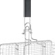 Multi Purpose Portable BBQ Grill Basket Removable Dividers & Foldable Handle