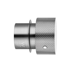 Lattice Edition Luxury Knurled Brushed Nickel Progressive Wall Mixer Shower Mixer Tap