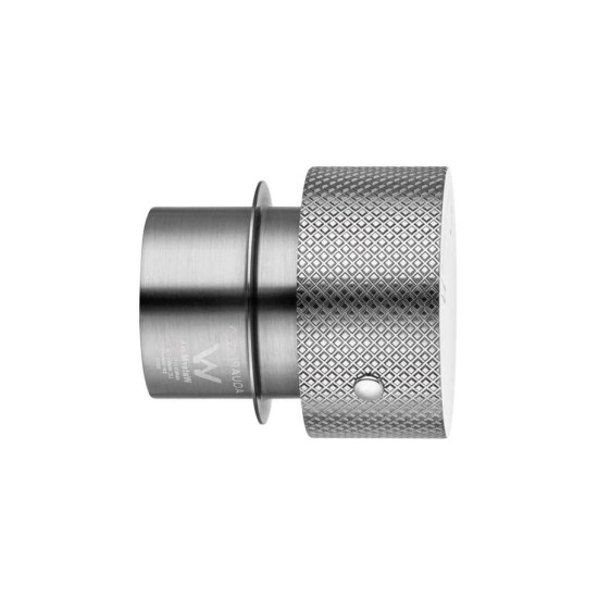 Lattice Edition Luxury Knurled Brushed Nickel Progressive Wall Mixer Shower Mixer Tap