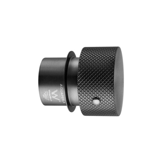 Lattice Edition Luxury Knurled Gunmetal Grey Progressive Wall Mixer Shower Mixer Tap