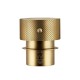Lattice Edition Luxury Knurled Brushed Yellow Gold Progressive Wall Mixer Shower Mixer Tap
