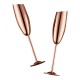 Rose Gold Champagne Glass Cups 200ml PACK 2 Stainless Wine Cocktail Drinkware SUS304