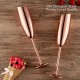 Rose Gold Champagne Glass Cups 200ml PACK 2 Stainless Wine Cocktail Drinkware SUS304