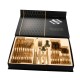 Polished Gold Stainless Steel  Cutlery Set Dinner Knife Fork Spoon 24pcs Set