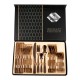 Rose Gold Stainless Steel  Cutlery Set Dinner Knife Fork Spoon 24pcs Set