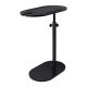 Bathtub Tray Table Adjustable Bath Side Table Wine Glass Sofa Side End Table Black