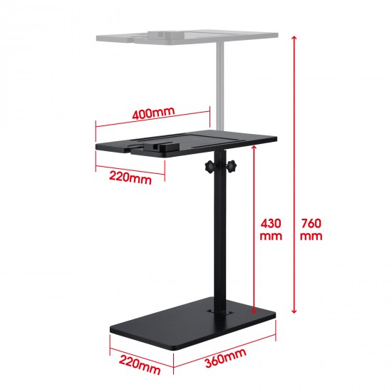 Side End C Table Sofa Bed Stand Spa Rack Caddy Bathtub Tray Wine Glass Holder