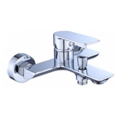 Square Bath Spout & Mixer with Diverter For Main Pressure