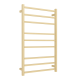 1000Hx600Wx120D Gold Electric Heated Towel Rack 9 Bars