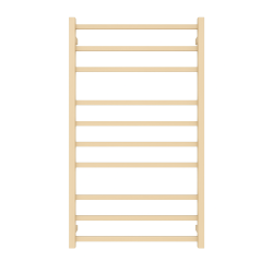 1000Hx600Wx120D Gold Electric Heated Towel Rack 9 Bars