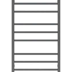 1000Hx600Wx120D Gunmetal Grey Electric Heated Towel Rack 9 Bars