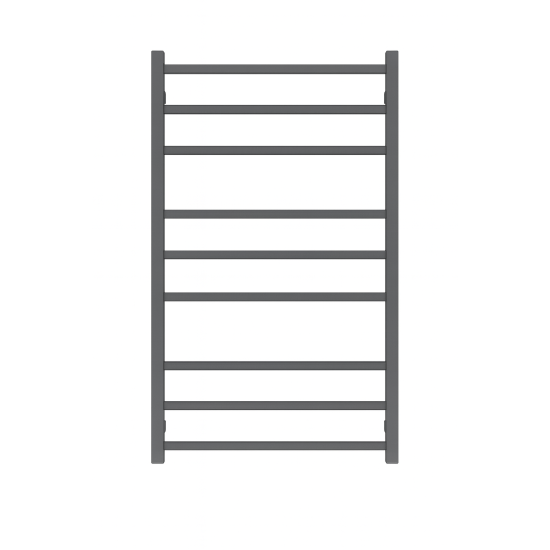 1000Hx600Wx120D Gunmetal Grey Electric Heated Towel Rack 9 Bars