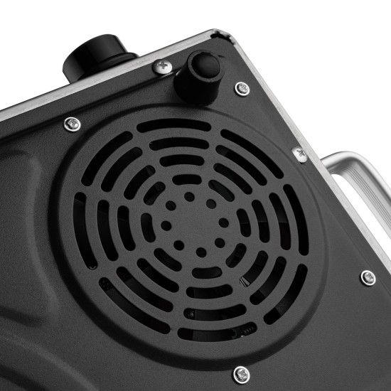 Portable Infrared Ceramic Cooktop 2800W Countertop Burner with Dual Heating Rings No EM Radiation 