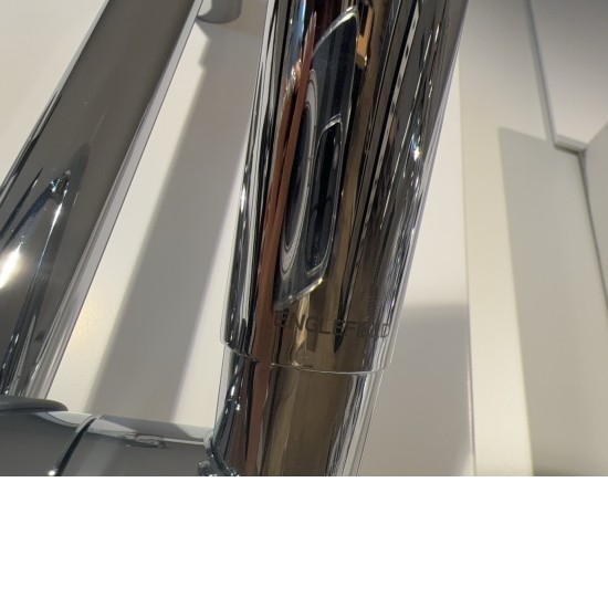 Englefield Studio Pin Polished Chrome Slide Shower with Single Function Hand Shower