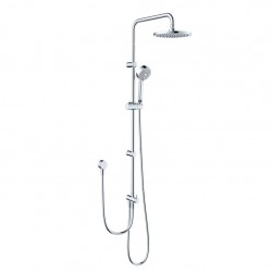 Englefield Studio Polished Chrome Dual Rain Shower