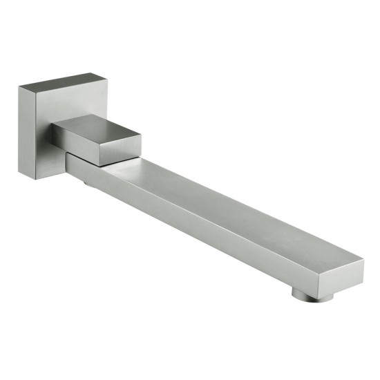 Brushed Nickel Bath/Basin Swivel Wall Mounted Spouts Tapware Bathtub Faucet