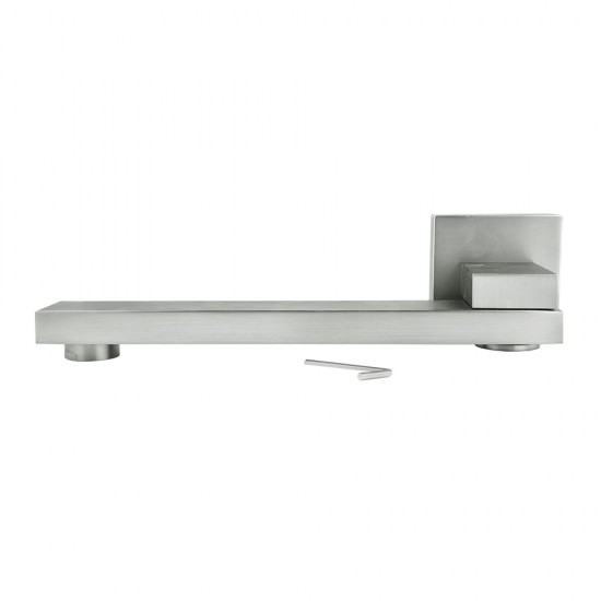 Brushed Nickel Bath/Basin Swivel Wall Mounted Spouts Tapware Bathtub Faucet
