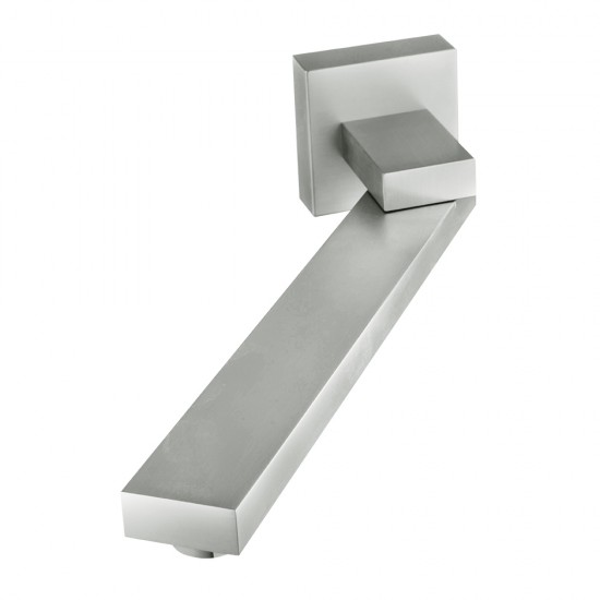 Brushed Nickel Bath/Basin Swivel Wall Mounted Spouts Tapware Bathtub Faucet