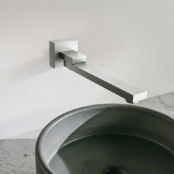 Brushed Nickel Bath/Basin Swivel Wall Mounted Spouts Tapware Bathtub Faucet