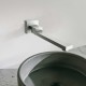 Brushed Nickel Bath/Basin Swivel Wall Mounted Spouts Tapware Bathtub Faucet