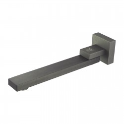 Gunmetal Grey Bath/Basin Swivel Wall Mounted Spouts Tapware Bathtub Faucet