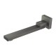 Gunmetal Grey Bath/Basin Swivel Wall Mounted Spouts Tapware Bathtub Faucet
