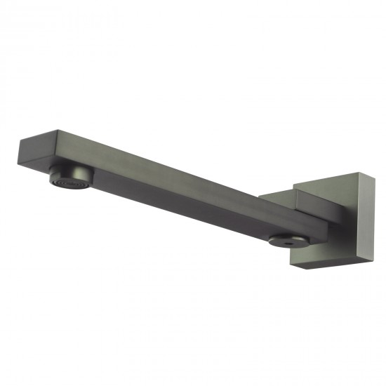 Gunmetal Grey Bath/Basin Swivel Wall Mounted Spouts Tapware Bathtub Faucet