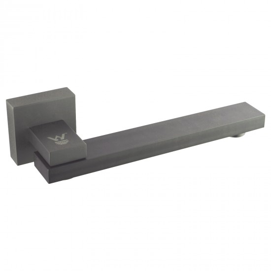 Gunmetal Grey Bath/Basin Swivel Wall Mounted Spouts Tapware Bathtub Faucet