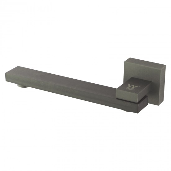 Gunmetal Grey Bath/Basin Swivel Wall Mounted Spouts Tapware Bathtub Faucet