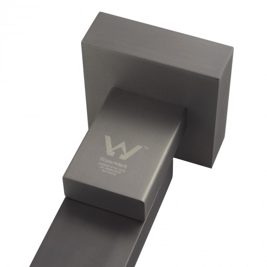 Gunmetal Grey Bath/Basin Swivel Wall Mounted Spouts Tapware Bathtub Faucet