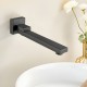 Gunmetal Grey Bath/Basin Swivel Wall Mounted Spouts Tapware Bathtub Faucet