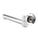 Aquatica All Pressures Saluto Shower Mixer With Round Swivel Bath Spout Chrome Set