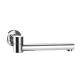 Aquatica All Pressures Saluto Shower Mixer With Round Swivel Bath Spout Chrome Set