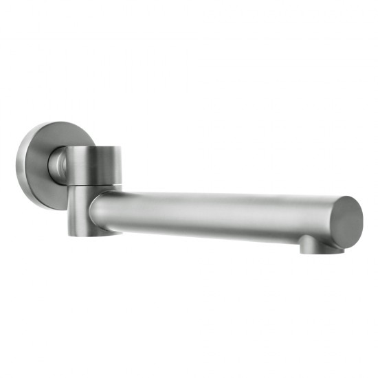 Euro Round Brushed Nickel Bathtub/Basin Swivel Wall Spouts Tapware Bathtub Faucet