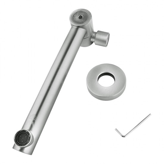 Euro Round Brushed Nickel Bathtub/Basin Swivel Wall Spouts Tapware Bathtub Faucet