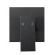 Ottimo/Omar Nero Black Shower Wall Mixer