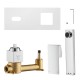 Ottimo/Omar Chrome Bathtub/Basin Wall Mixer With Spouts Tapware Bathtub Filler
